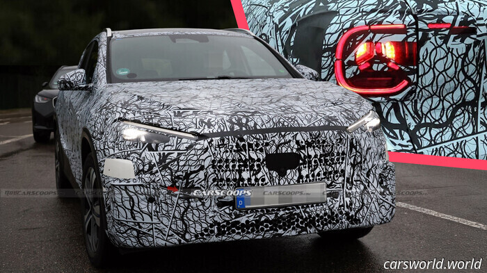 Самый маленький кроссовер Mercedes демонстрирует новый световой почерк | Carscoops